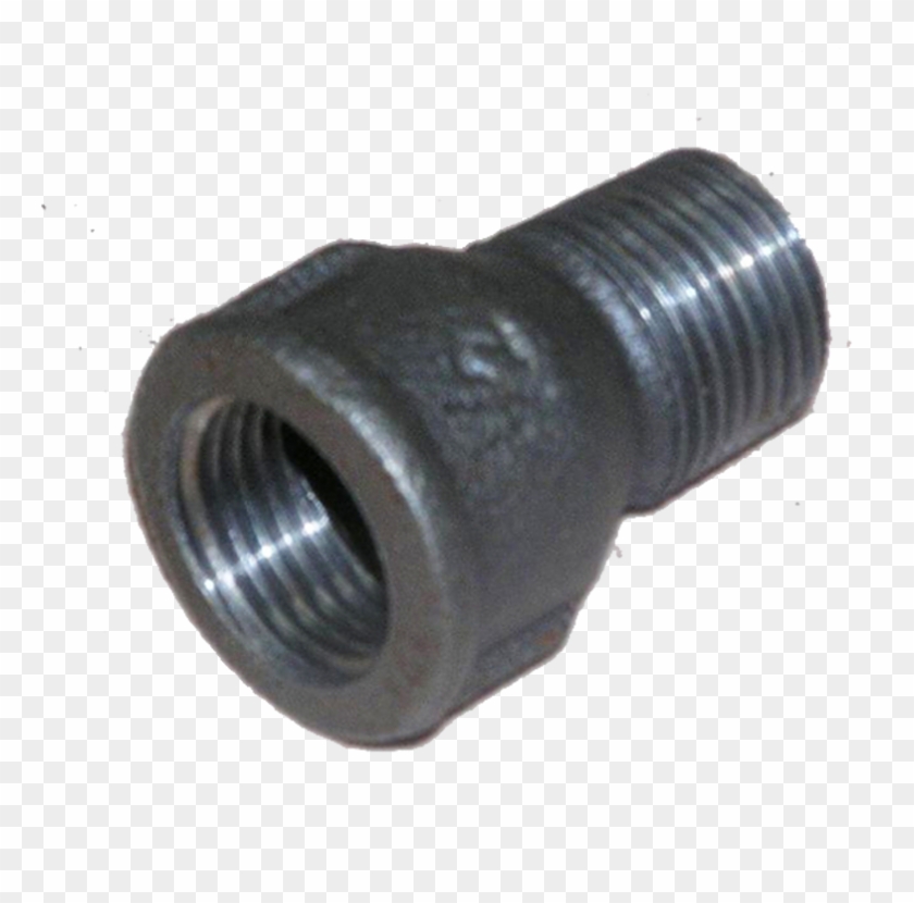 Malleable Iron Black Metal Pipe Fittings With Bs Thread - Nipple Clipart #3058895