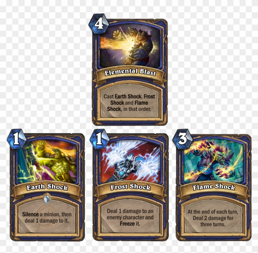 Customhearthstone - Hearthstone Shaman Spells Clipart #3059071