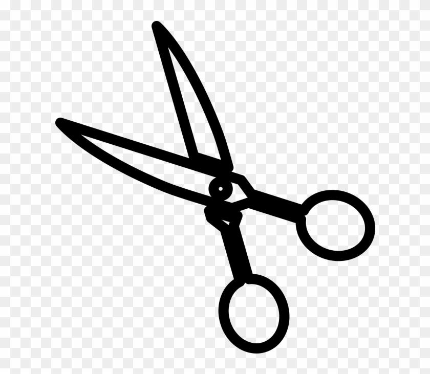 Line Icon - Scissors Clipart