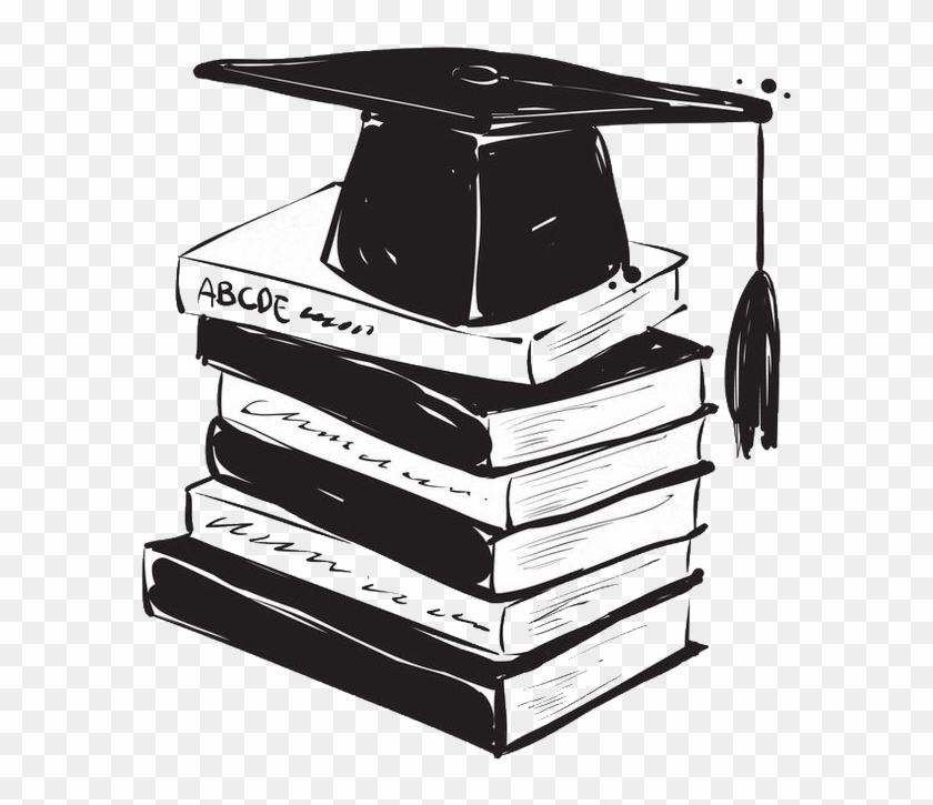 Pin By Ruth Forgan On Graduation - Bachelor Cap Illustration Clipart