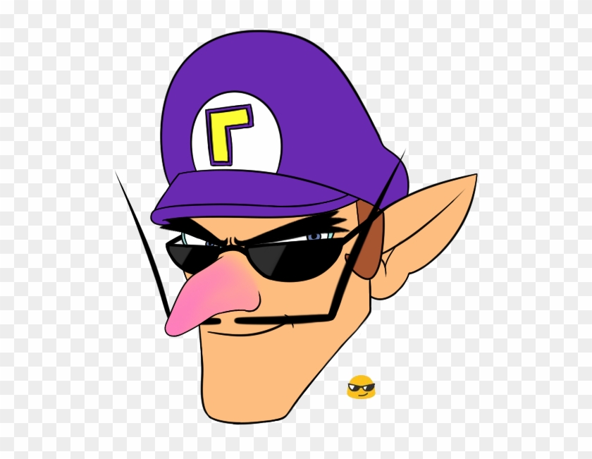 Waluigi Hat Png - Waluigi Emoji Clipart