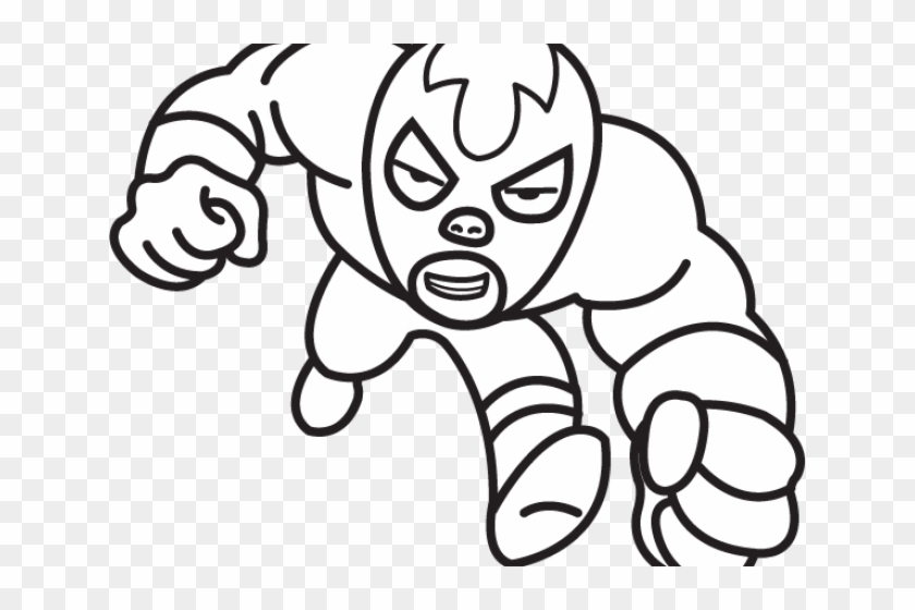 Banner Library Stock Wrestler Clipart - Luchador Png Transparent Png