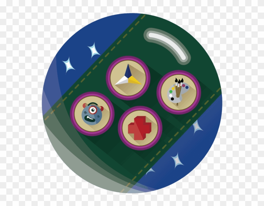 Girlscout/ Boyscout Badges - Circle Clipart