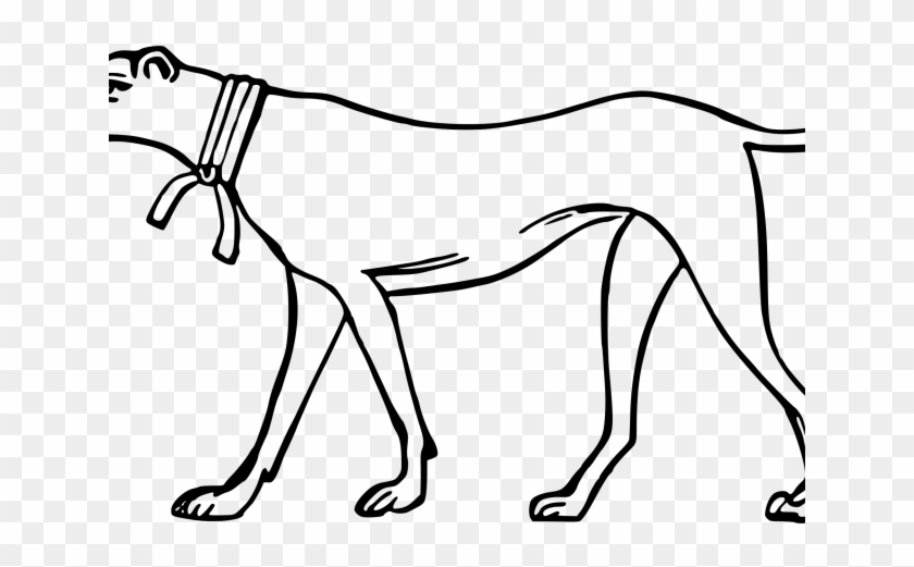 Dogs Clipart Outline - Dog Catches Something - Png Download