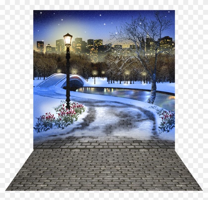 3 Dimensional View Of 10'x20' Backdrop - Cobblestone Clipart