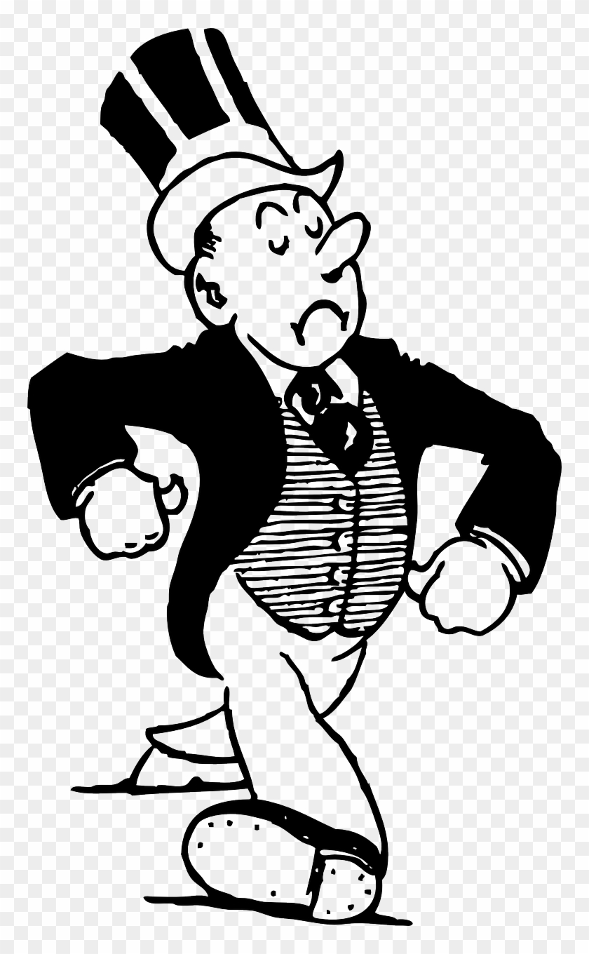 Old Man Guy Rich Person Pride Png Image - Rich Man Drawing Png Clipart