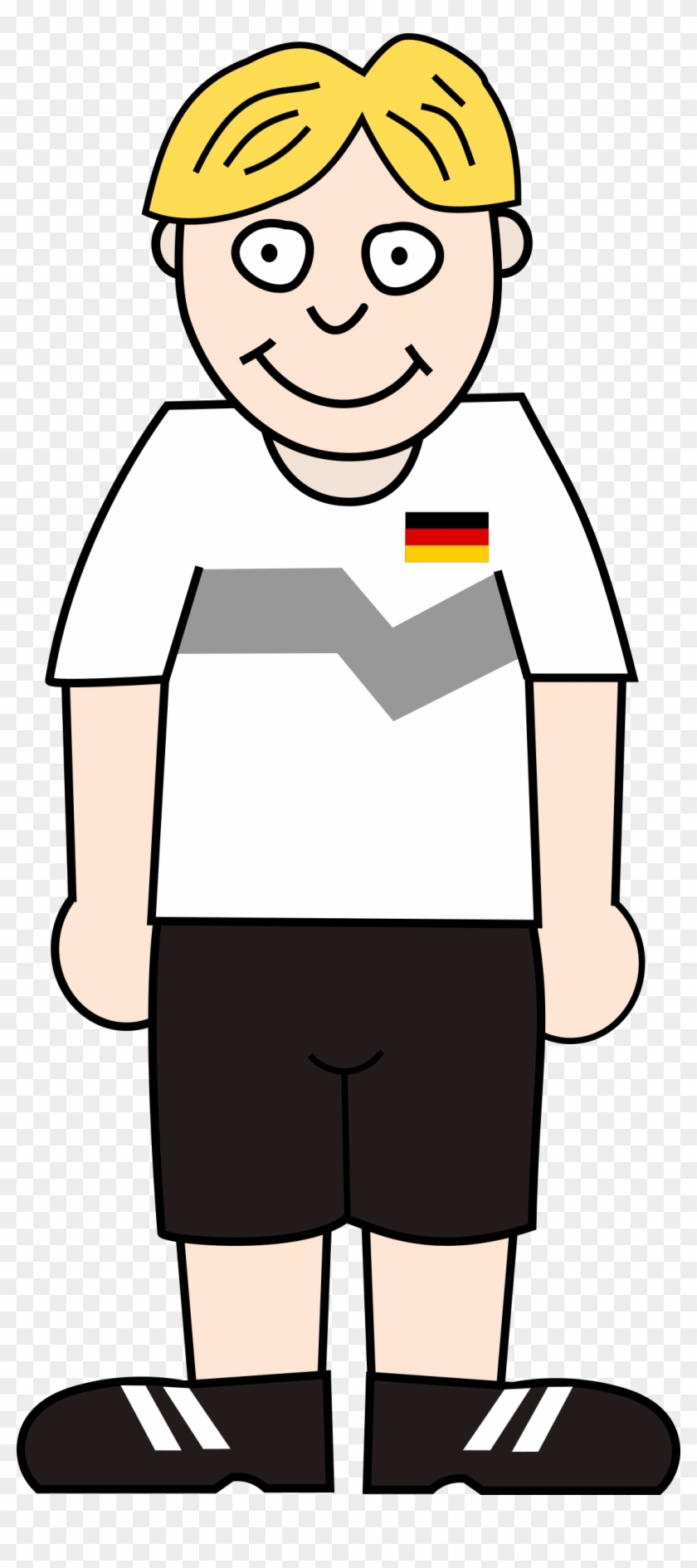 Germany Clipart Big - Pemain Sepak Bola Clipart - Png Download