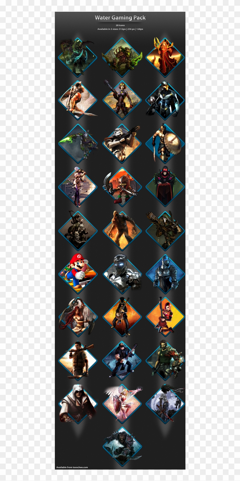 Gaming, Pack, Water Icon - Smartphone Clipart