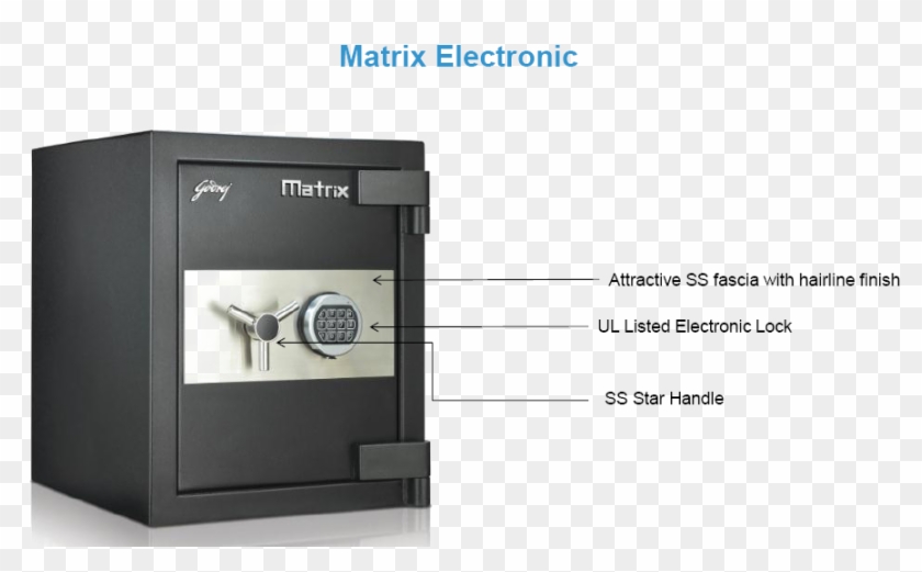 Electronic Locker Safe Png Free Download - Godrej Safe Lockers For Home Clipart #3062803