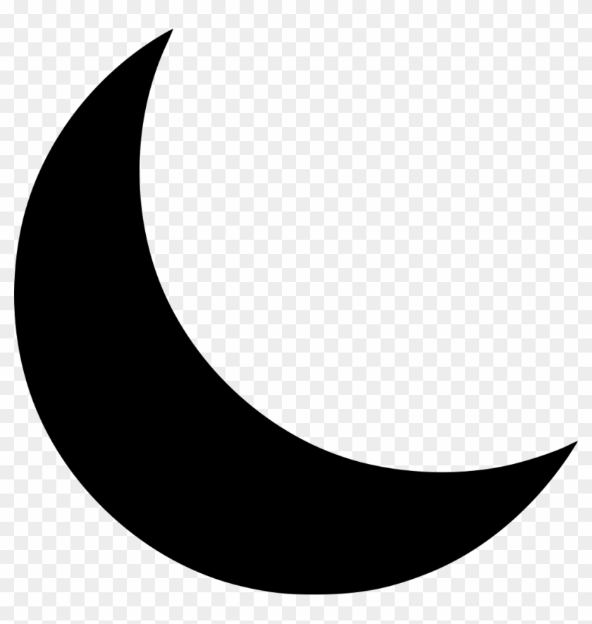 Do Not Disturb Comments - Black And White Moon Silhouette Clipart #3062880