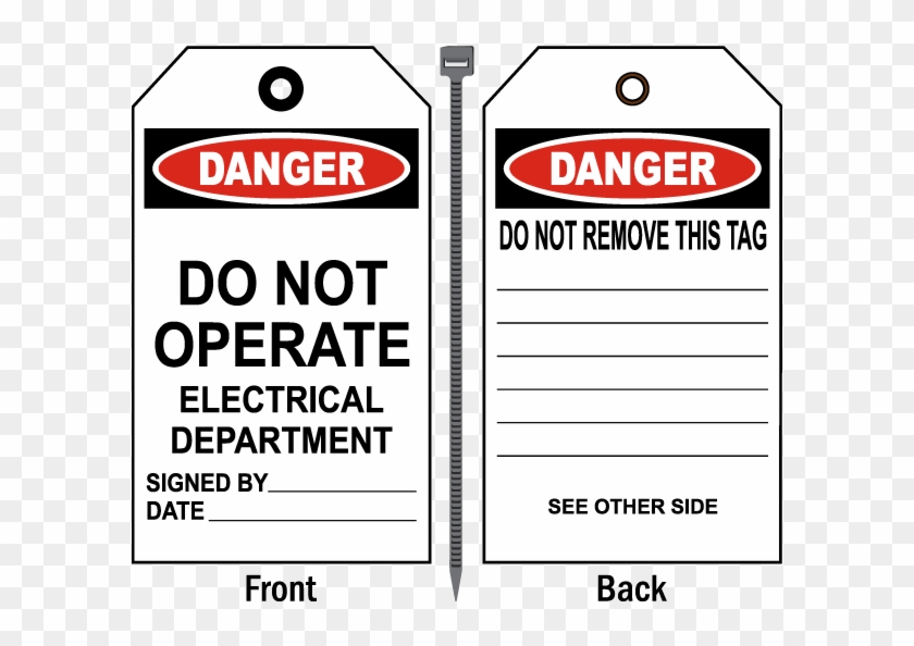 Item - Do Not Operate Tagging Clipart