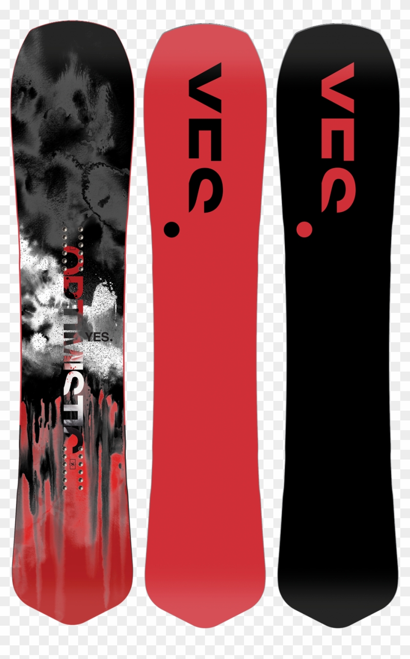 Yes Optimistic Snowboard - Snowboard Clipart #3063412