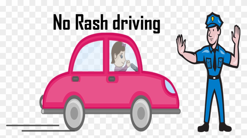Driving Clipart Reckless Driving - No Rash Driving Logo - Png Download #3064020