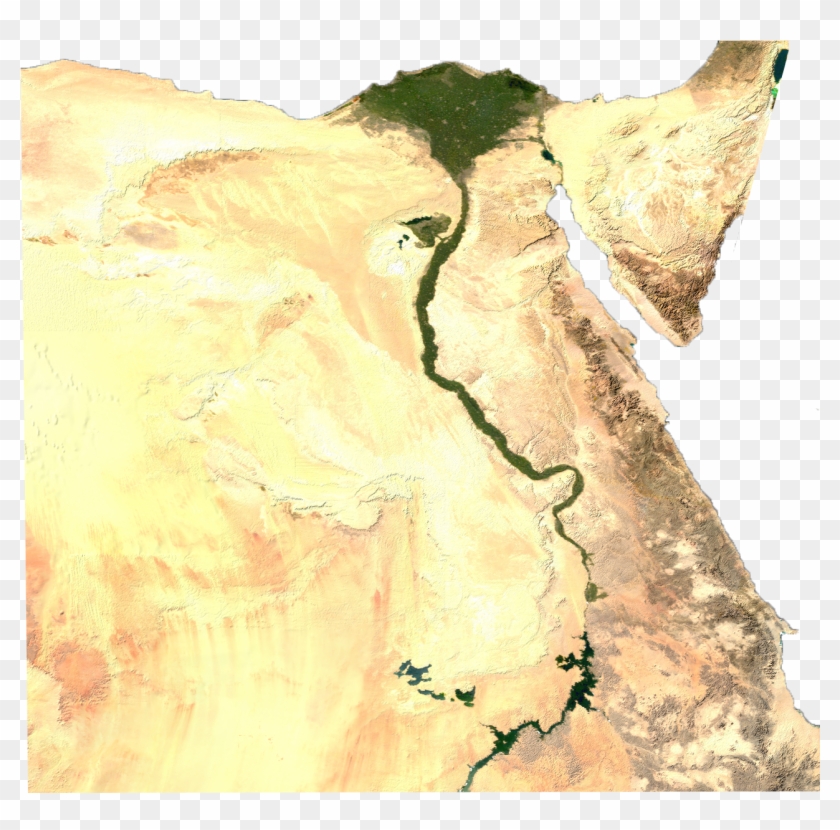 Egypt Sat - Dayr Al Bahri Map Clipart