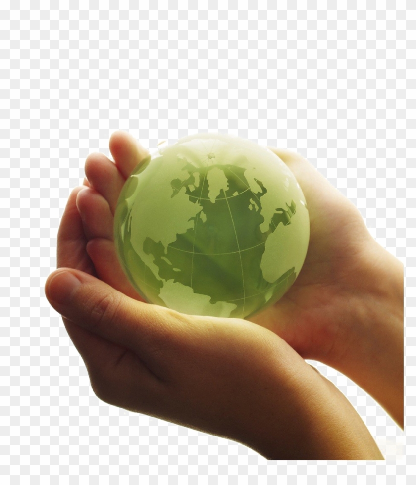 Earth In Hand Png High-quality Image - Green Earth In Hand Clipart #3064507