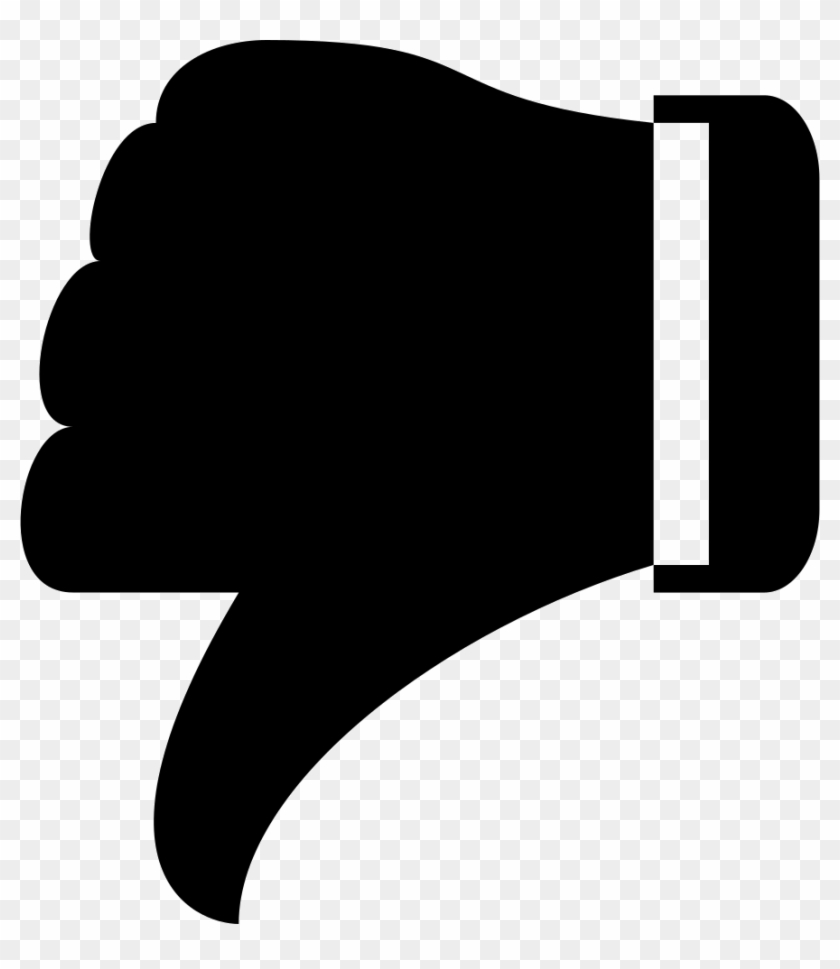 Png File Svg - Thumbs Down Icon Black Clipart #3064795
