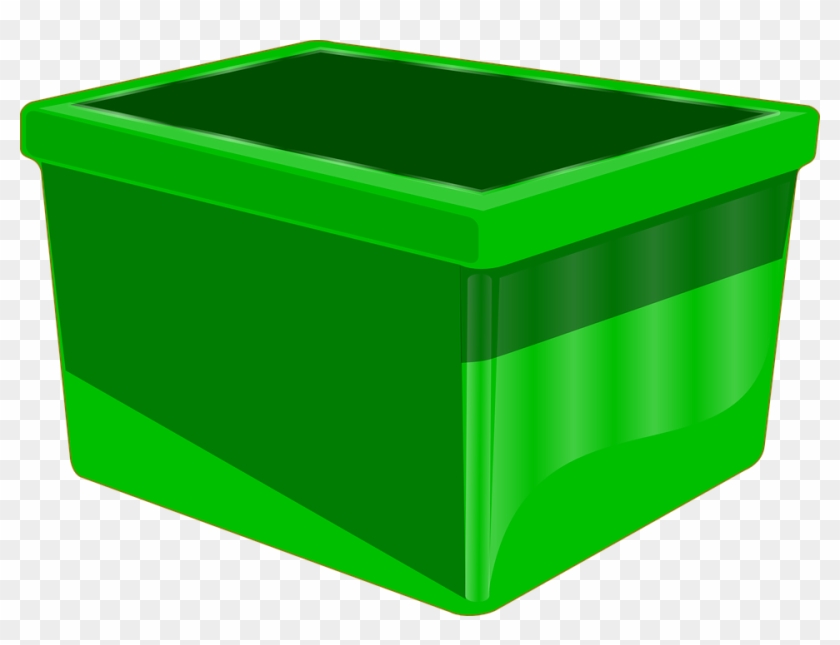 Gift Box Png Clipart Image - Green Bin Clipart Transparent Png