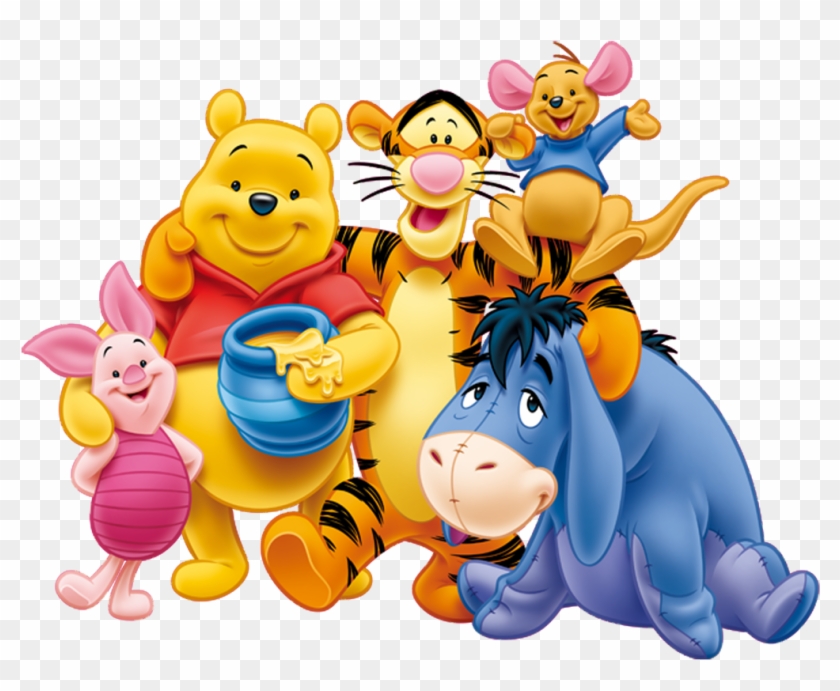 #winniethepooh #rue #piglet #eeyore #tigger - Cartoon Winnie The Pooh And Friends Clipart #3064858