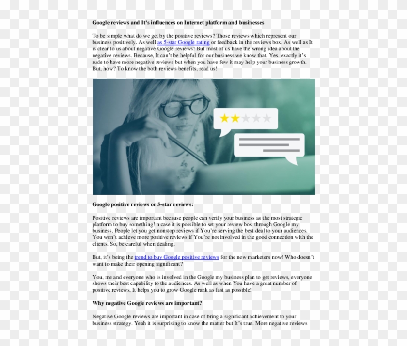 Google Reviews And Business - Flyer Clipart