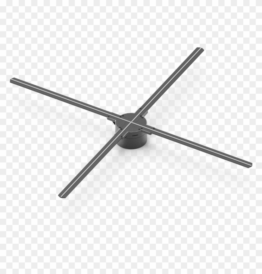 Ets-65h Hologram Led Fan - Fan Holographic 4 Blades Clipart #3065169