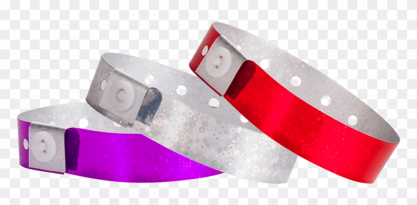 Plastic Wristbands - Holographic - Bracelet Clipart #3065178