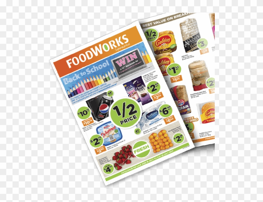 Grocery Shopping Catalogue Clipart