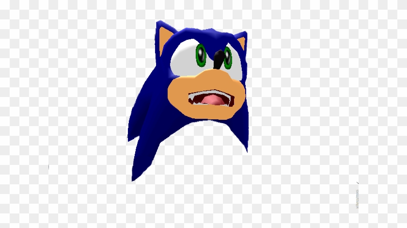 Sonichead - Cartoon Clipart #3066344