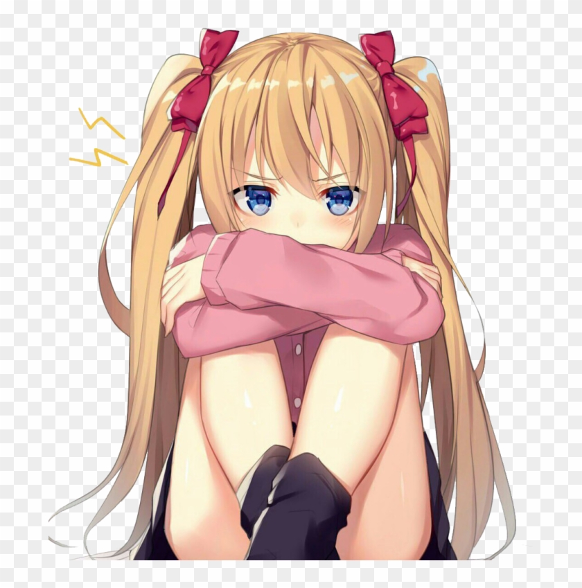 Cute Anime Girl Drawing - Cartoon Clipart