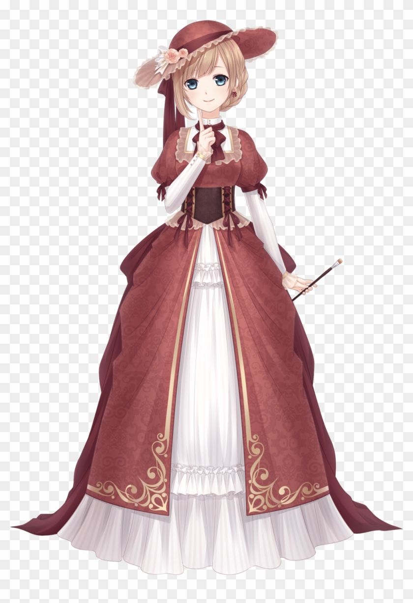 Chapter 17 啵啵 Anime Princess, Anime Outfits, Manga - Anime Victorian Style Dress Clipart