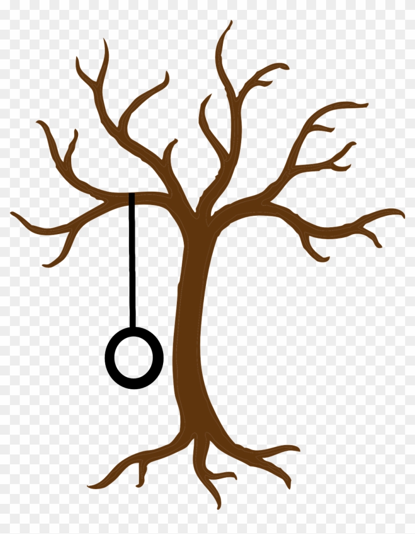 Tree Child Winter - Bare Tree With Roots Clipart - Png Download
