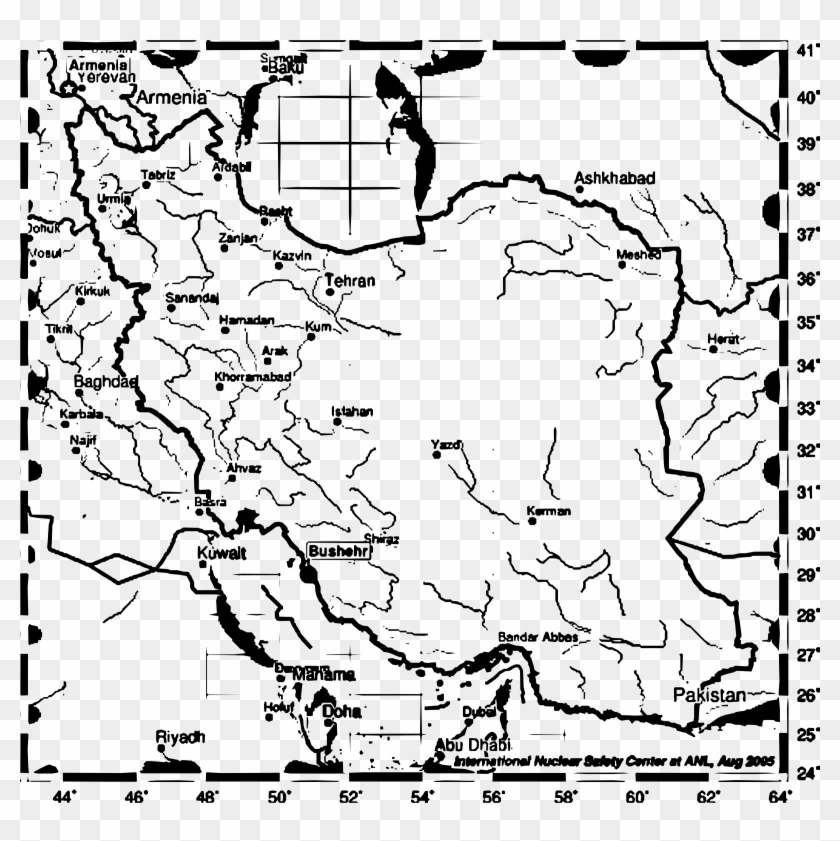This Free Icons Png Design Of Iran Nuclear Sites - Atlas Clipart