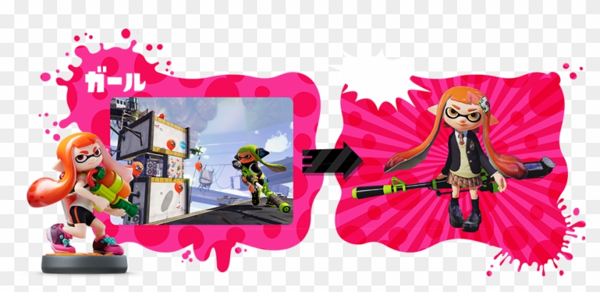 The Website Also Gives Us A Look At Some Of The Clothes - スプラ トゥーン ギア Amiibo Clipart
