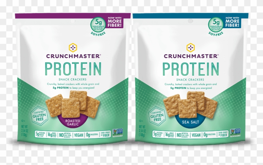 Crunchmaster Protein Snack Crackers - Carton Clipart