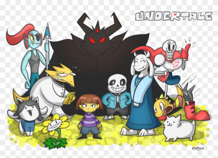 Clip Art Transparent Some Fanart Of The Cast Know Your - Undertale All Characters Fan Art - Png Download #3067378
