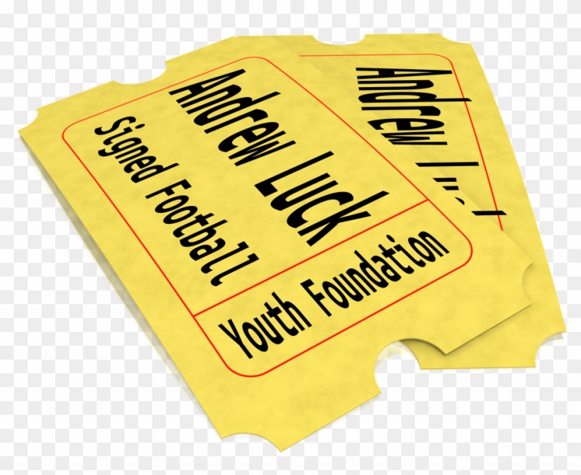 Youth Foundation Raffle Tickets - Tickets Clipart Transparent Background - Png Download