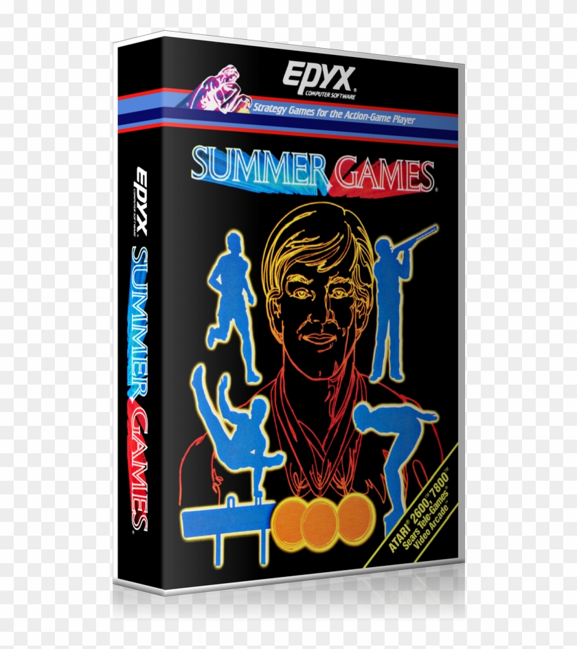 Summer Games Atari 2600 Game Cover To Fit A Ugc Style Clipart #3067794