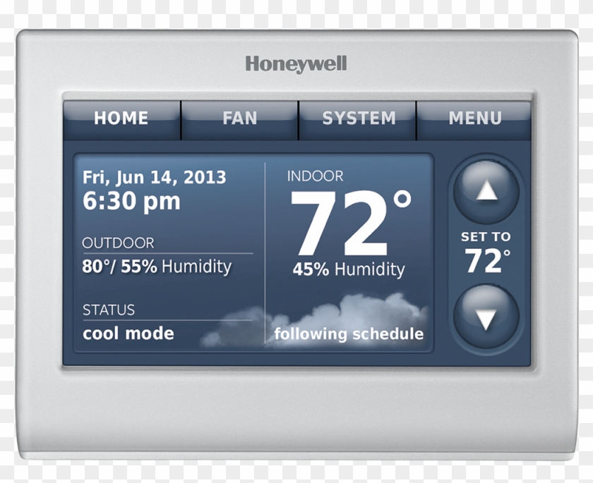 Honeywell Thermostat Rth9580wf - Honeywell Thermostats Clipart #3067986