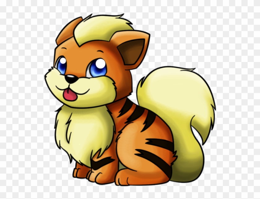 #133 - Cute Growlithe Drawings Clipart #3069060