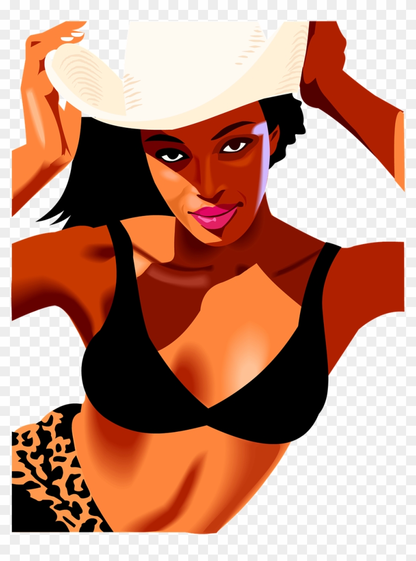 Naomi Campbell Model Woman Pose Png Image - Naomi Campbell Drawing Png Clipart