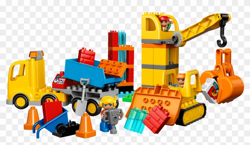 Big Construction Site Jot - Lego Duplo Construction Site Clipart #3069290