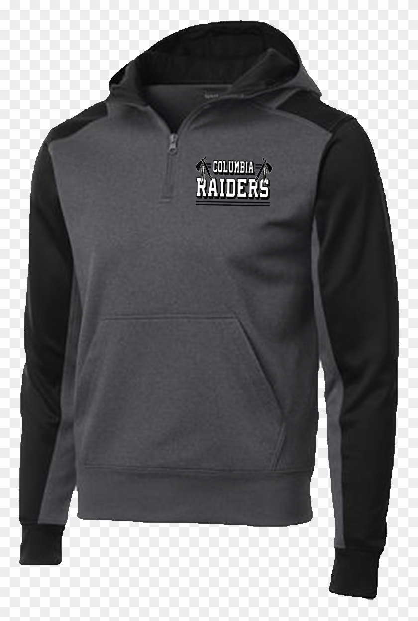 Columbia Raiders 1/4 Zip Hoodie - Sweatshirt Clipart #3069449