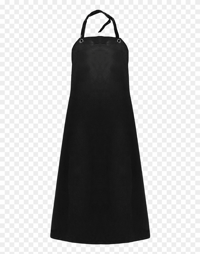 Industrial Black Nitrile Apron - One-piece Garment Clipart #3069690
