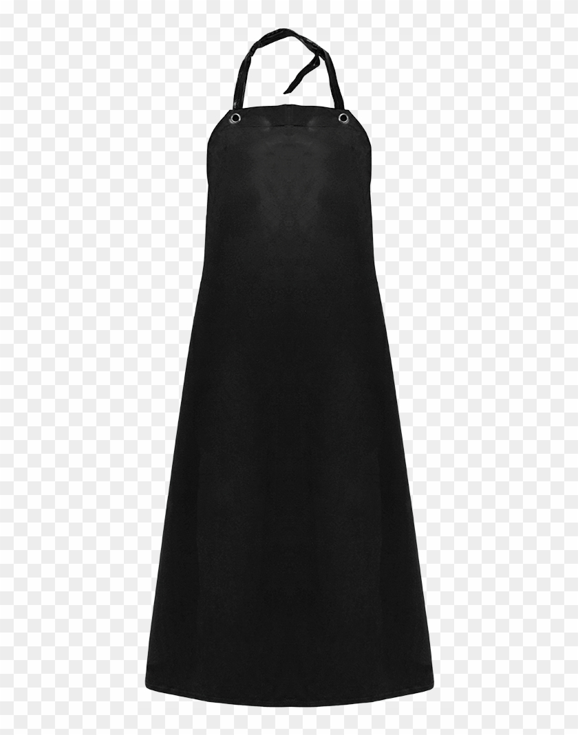 Industrial Black Nitrile Apron - One-piece Garment Clipart #3069690