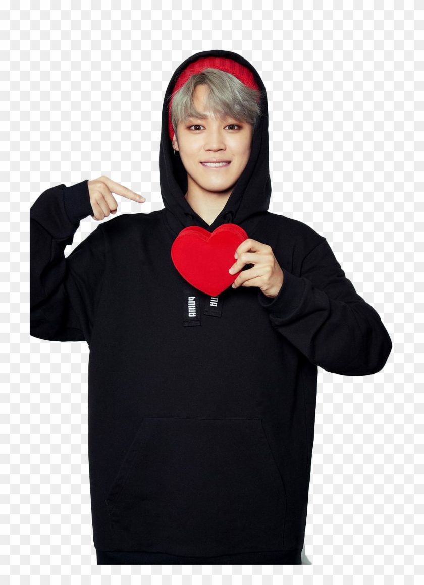 Jin Transparent Bts Heart - Jimin Bts Valentines Day Clipart