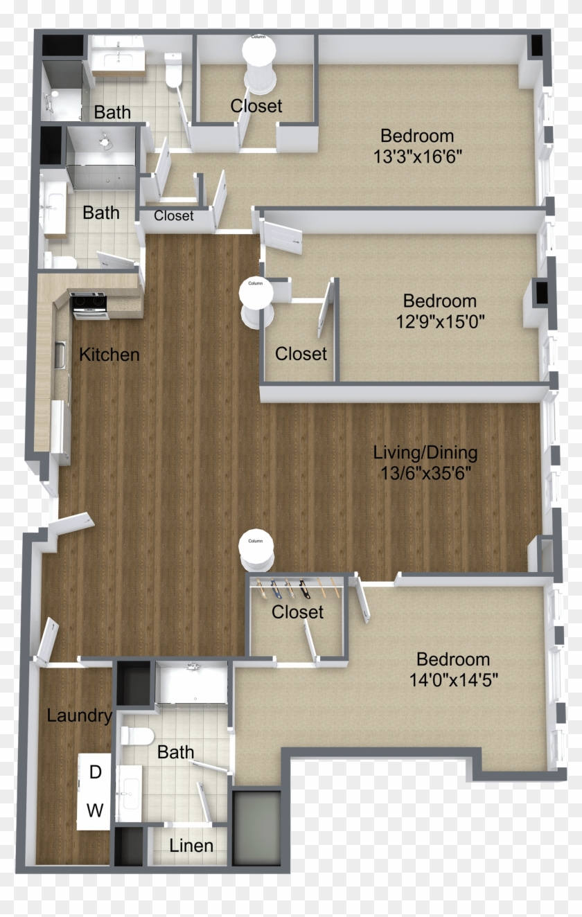 5a3acf9558485988 - Floor Plan Clipart #3069887