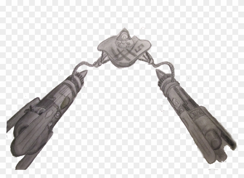 Anakin's Pod Artwork - Assault Rifle Clipart #3070187