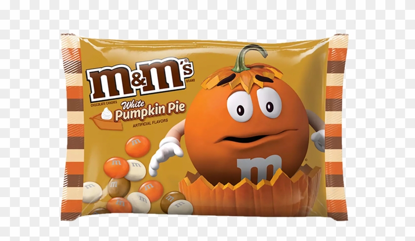 M&m's Halloween White Pumpkin Pie Chocolate Candies - M&m White Pumpkin Pie Clipart #3070706