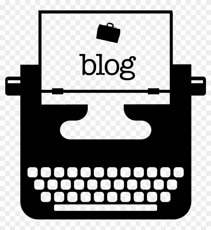 Blog Header Icon - Typewriter Logo Png Clipart
