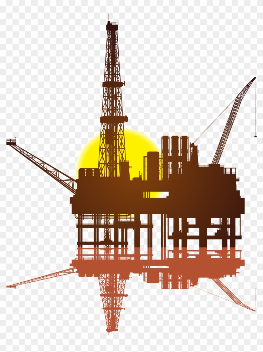 Freeuse Stock Platform Drilling Petroleum Clip Art - Png Download #3071021
