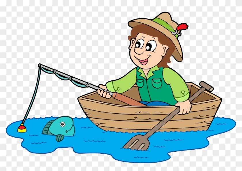 Fishing Clip Fisherman - Png Download